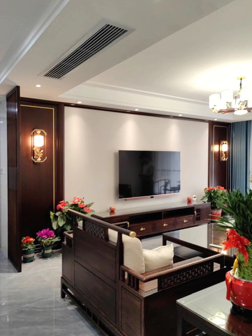 室内设计分享 生活中的新中式客厅